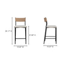 Foley Counter Stool White