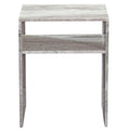 Casey Fantasy Brown Marble End Table