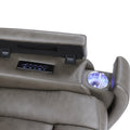 Daniel Triple Pwr Leather Theat Recliner