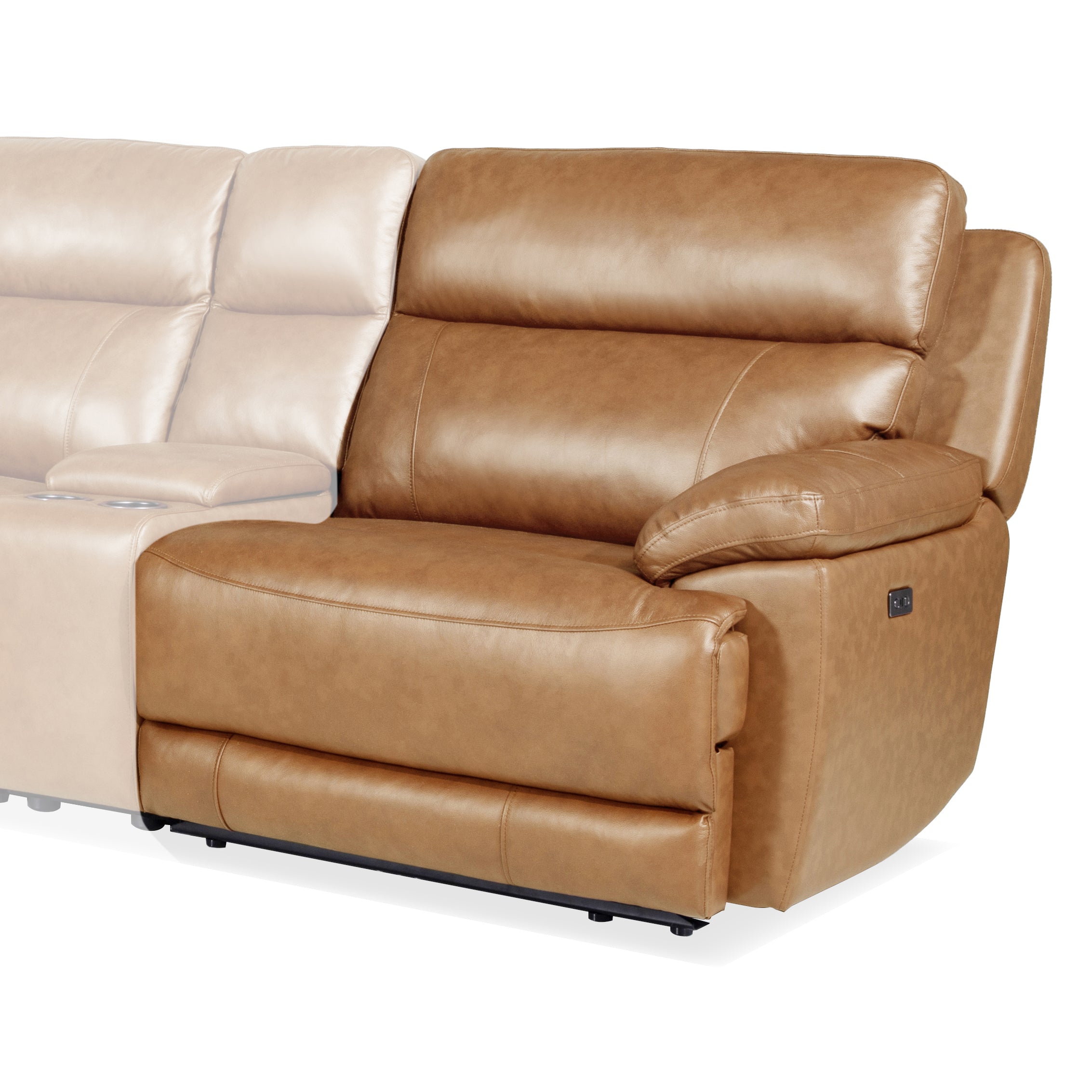 Gatlin RAF Dual Power Recliner Leather