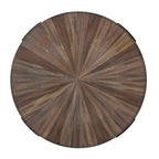 Chevron Round End Table