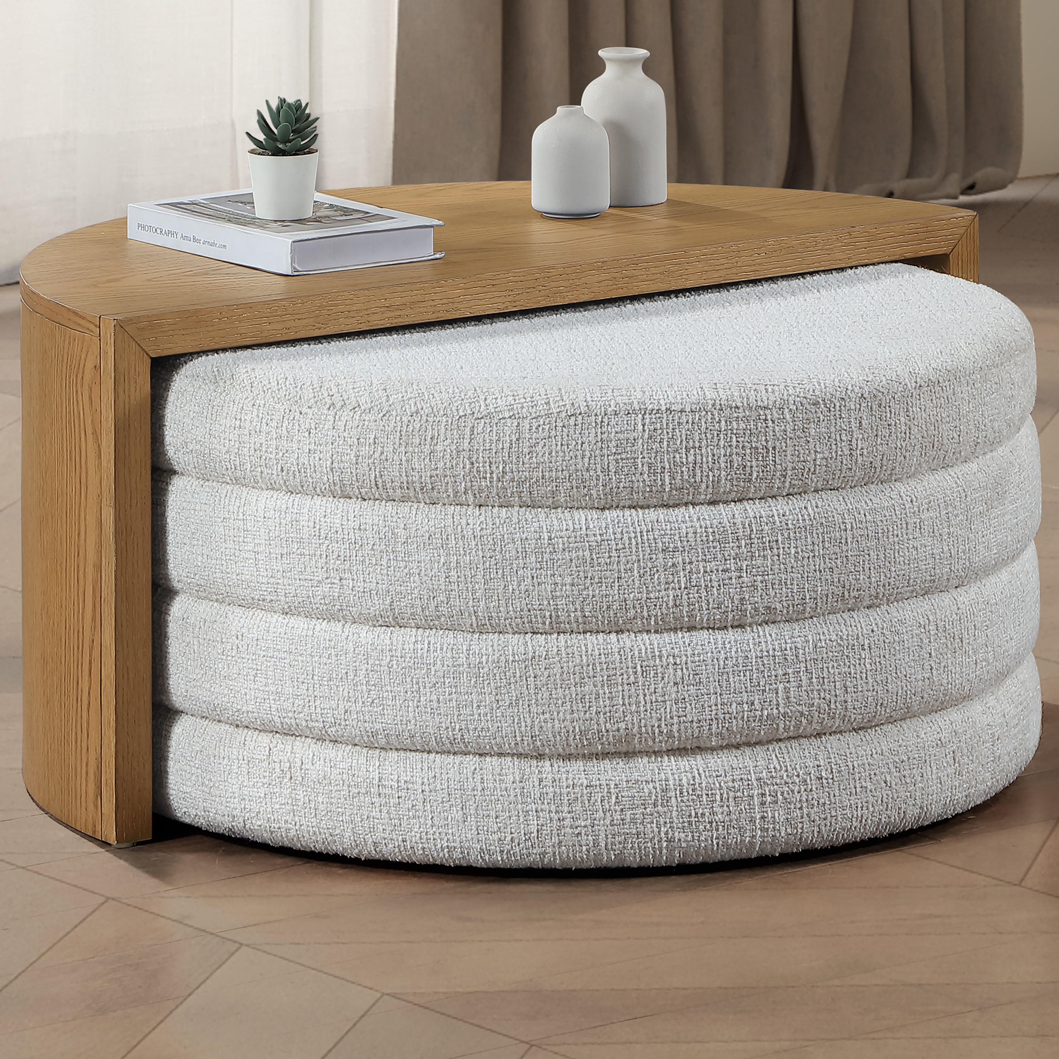 Florence Brown Nesting Cocktail Table