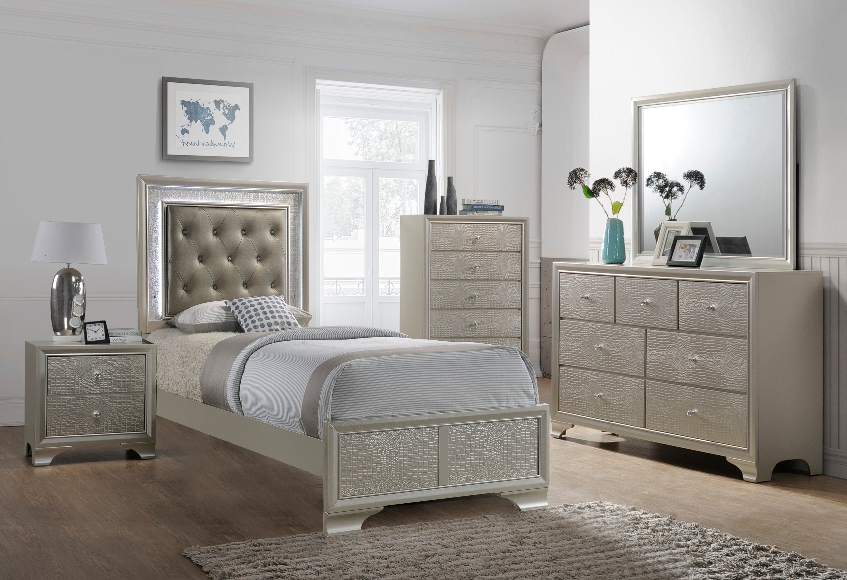 LYSSA SETB4300 (10-Piece Bedroom Set)