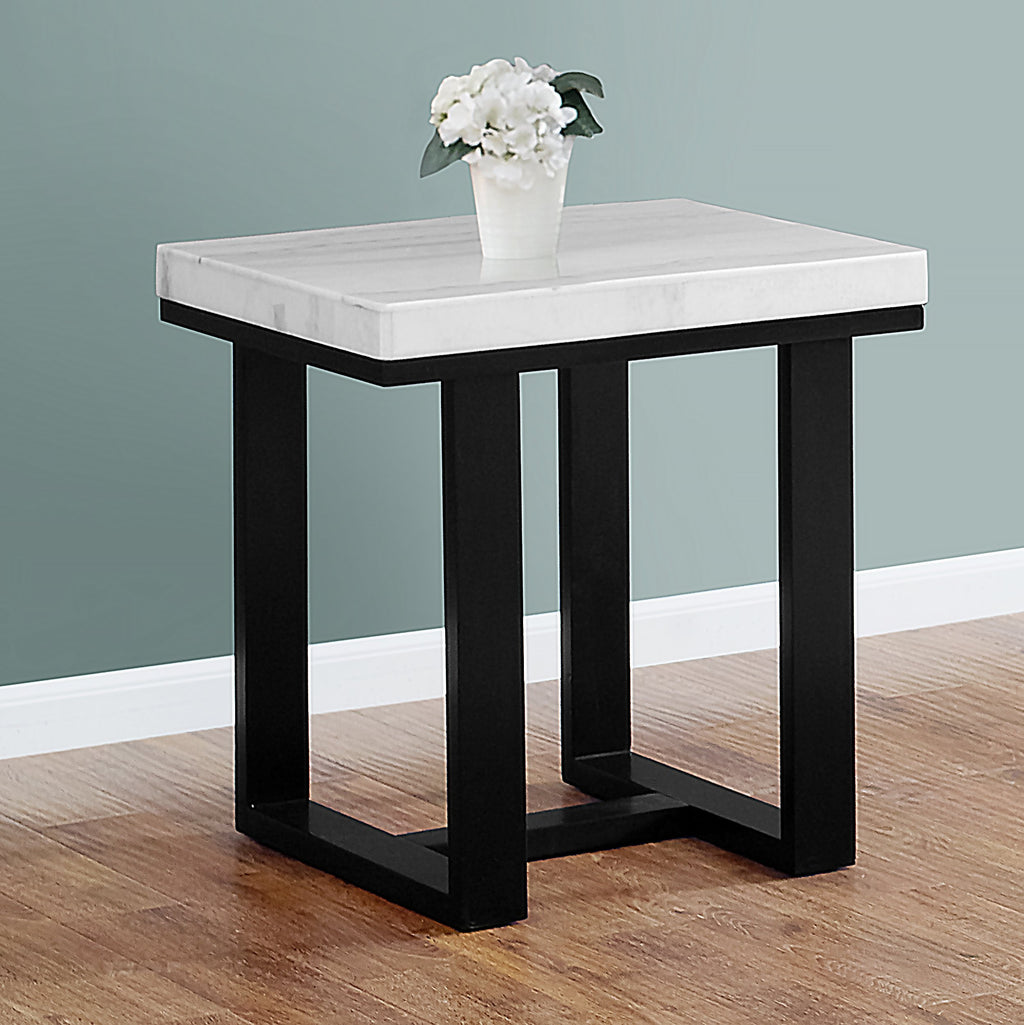 Lucca (Artemis) White Marble Top End Tab