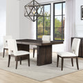 Evan 5-Piece Table Set w WhiteChairs