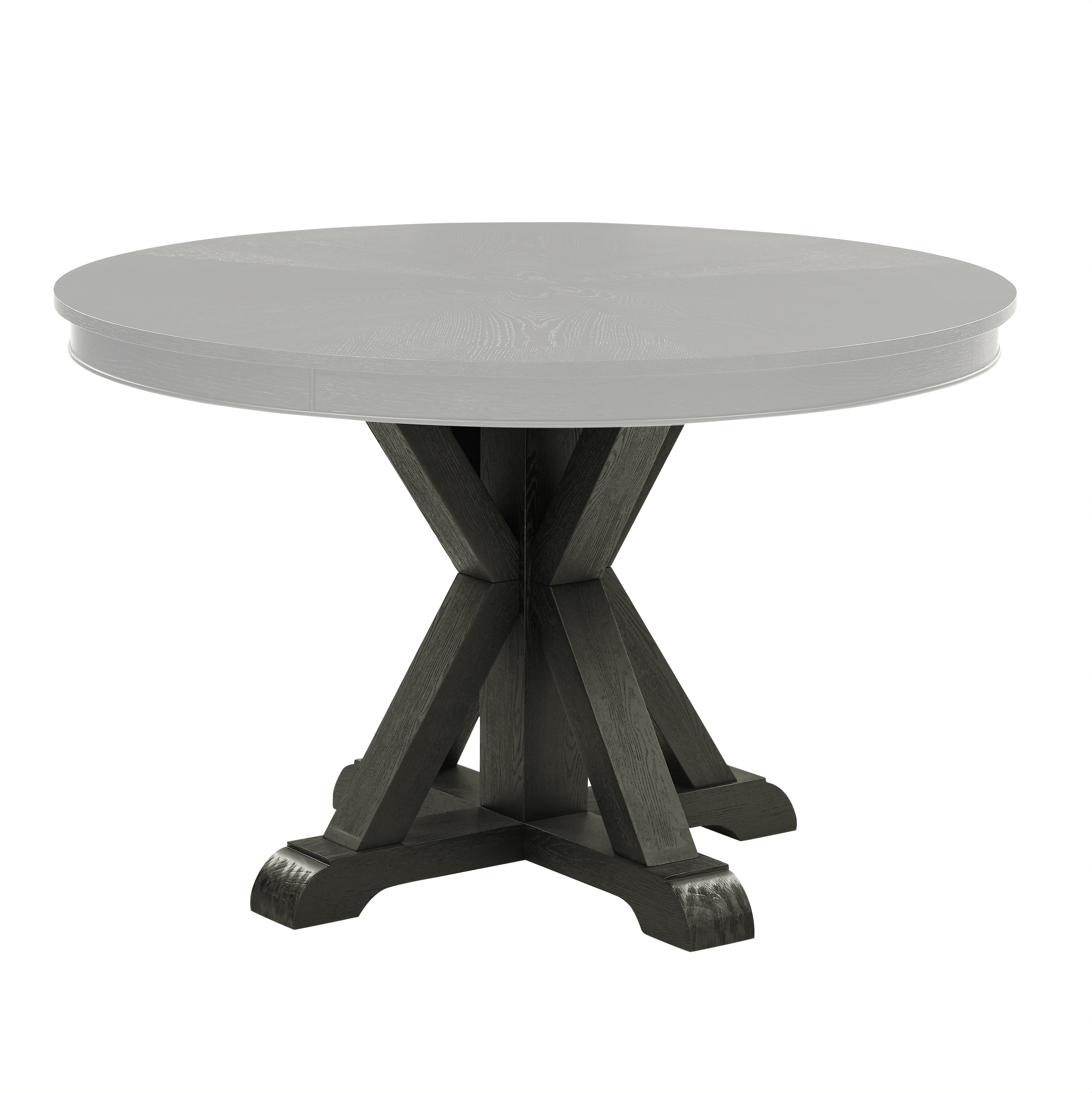 Rylie Black Trestle Dining Table Base