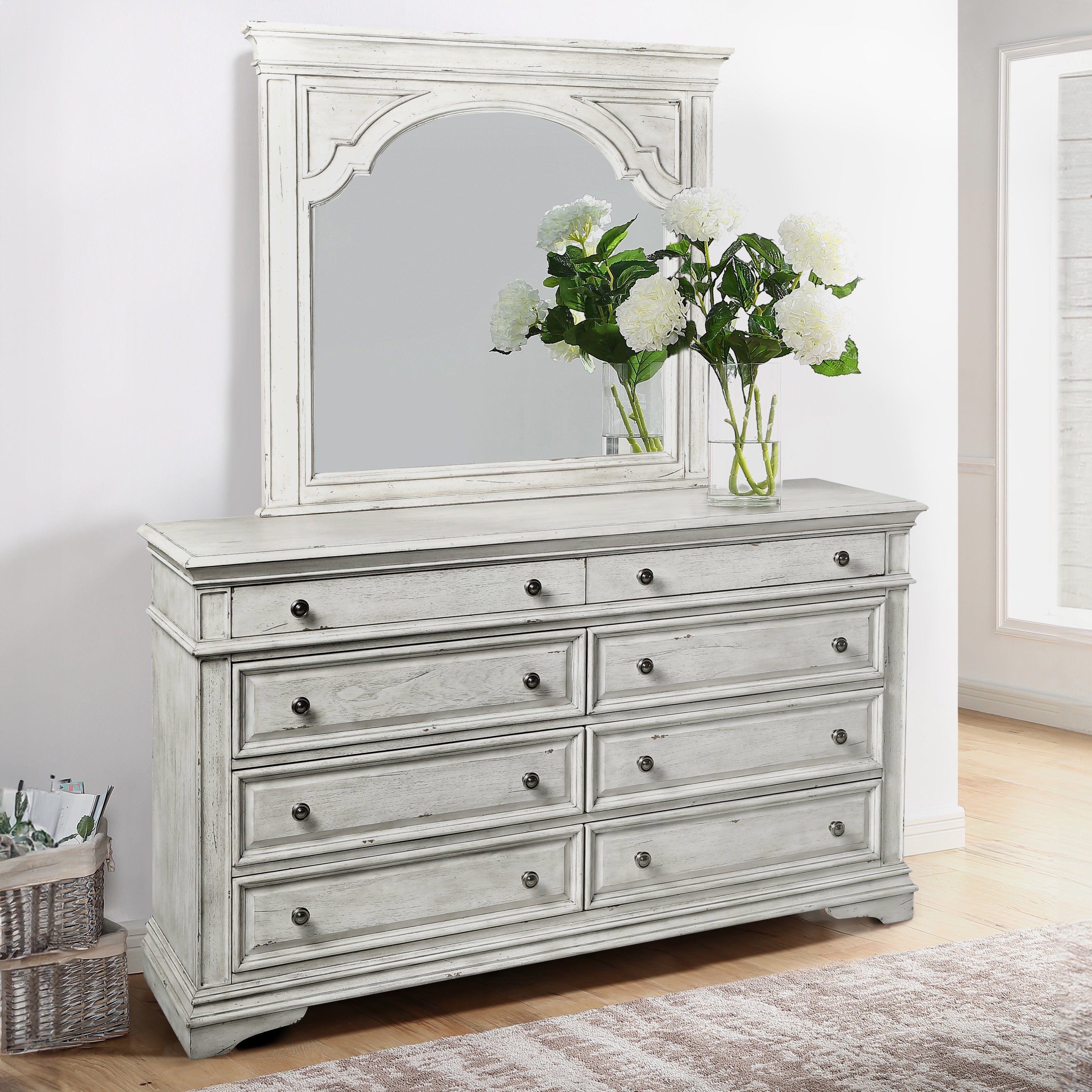 Highland Park Dresser/Mirror Wt
