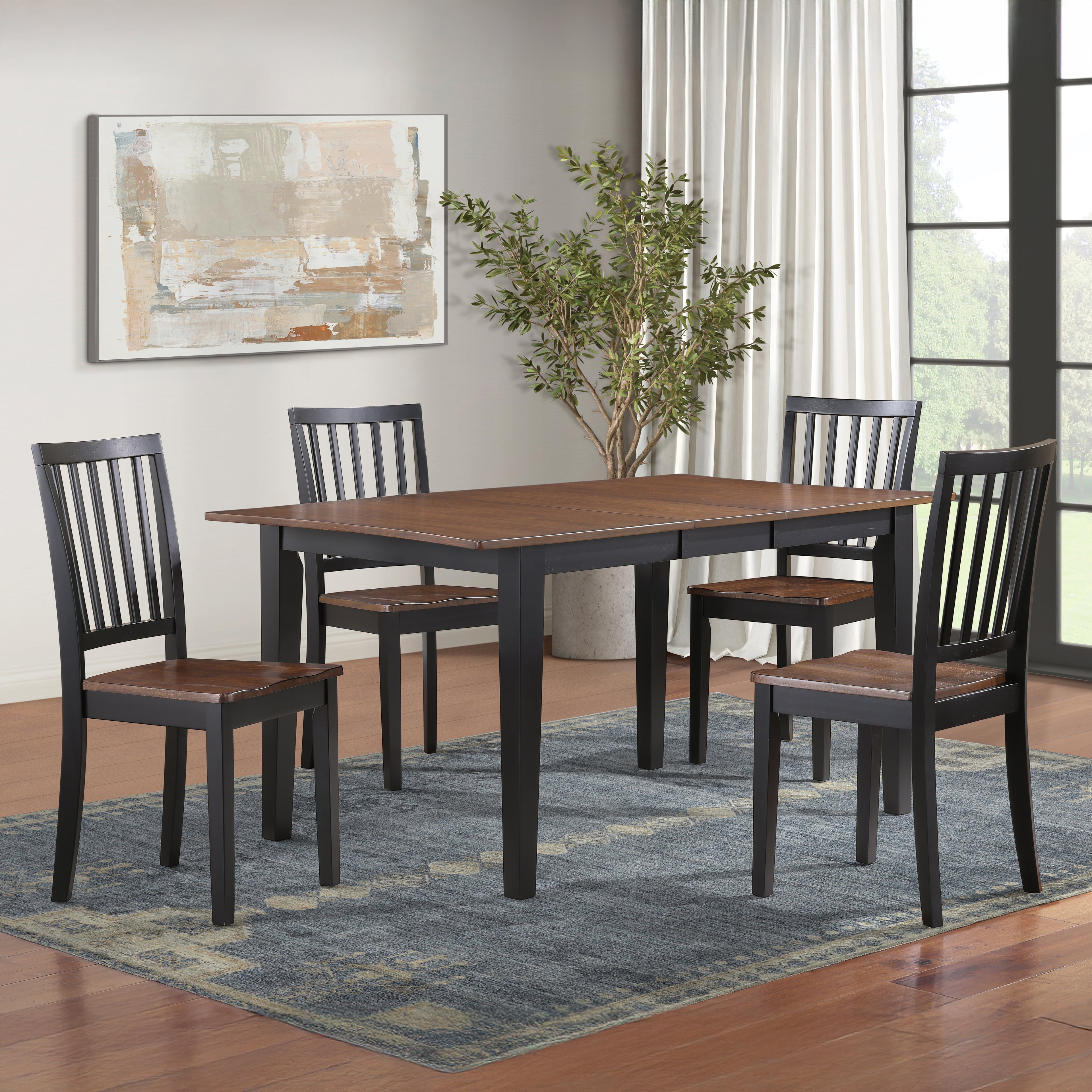 Joplin 5PC Dining Set  w4 Chairs