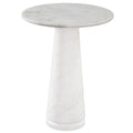 Joni Talita White Marble End Table Top
