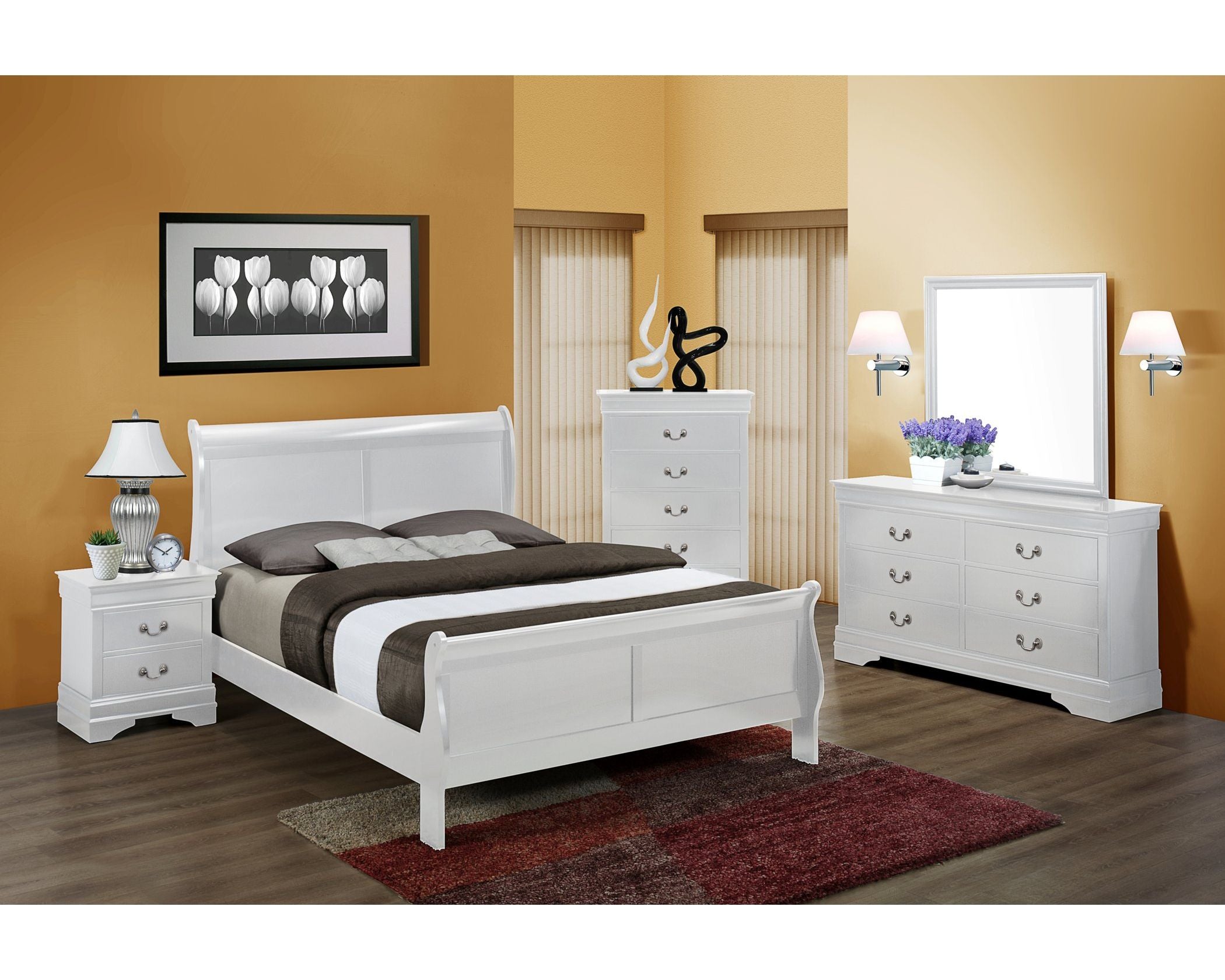 Cm3650 White Louis Philippe