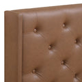 Maria Brown Tufted PU Queen/Full Headboa