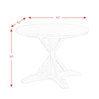 (D680-30)-Callista--Round-Dining-Table--Beach/Natural
