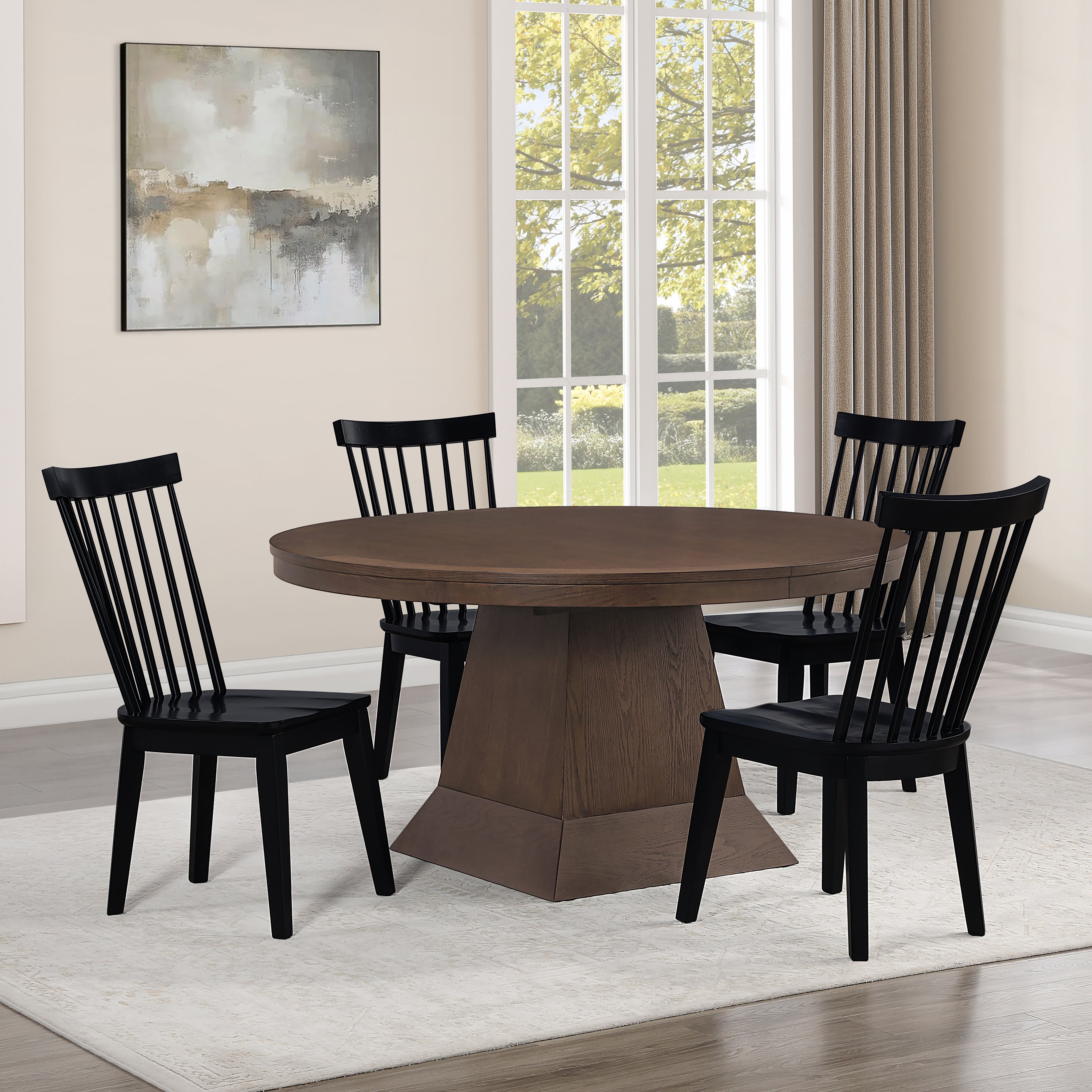 Vaughn Coffee 5PK Dining Table Set w/ Si