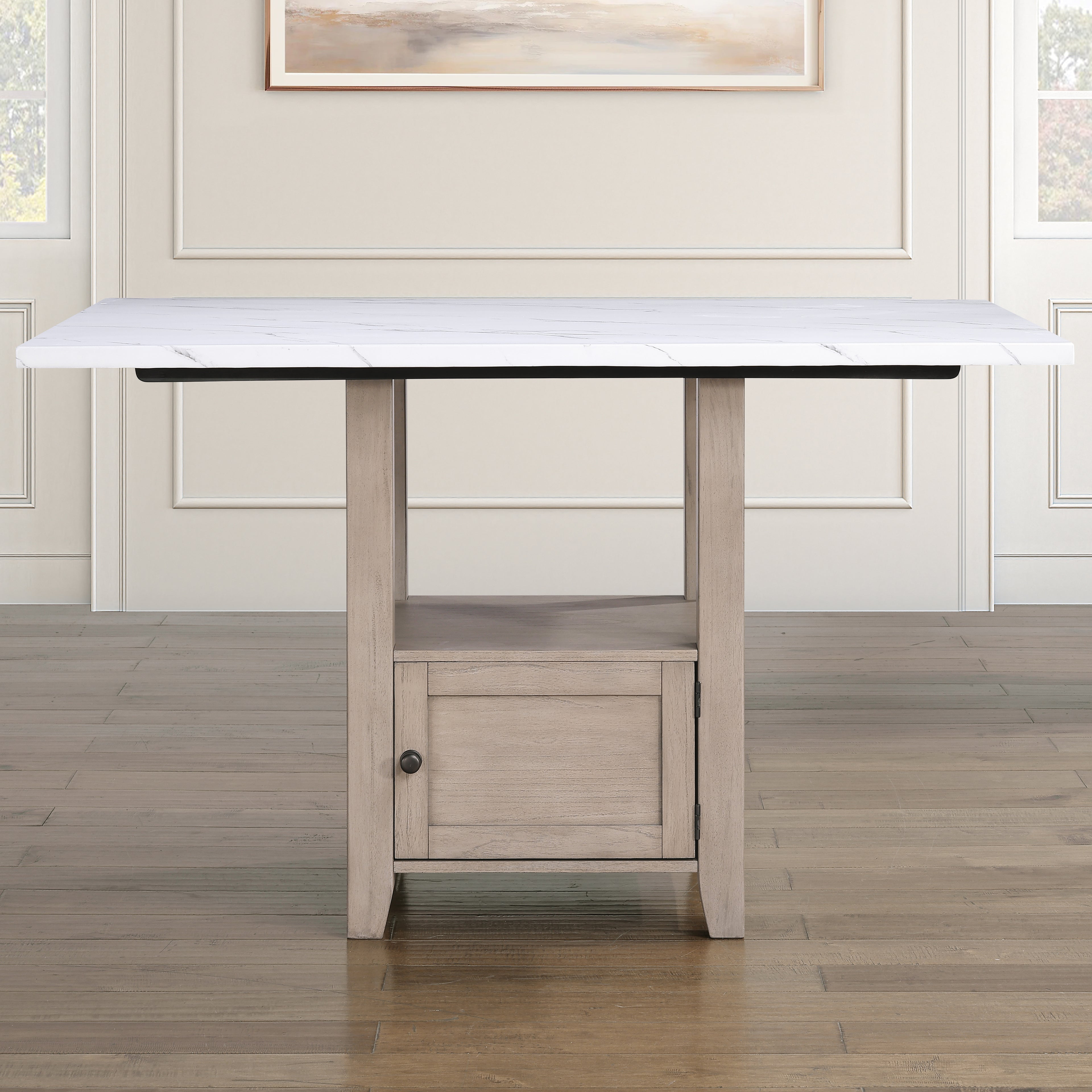Taylor Faux Marble Top Counter Table
