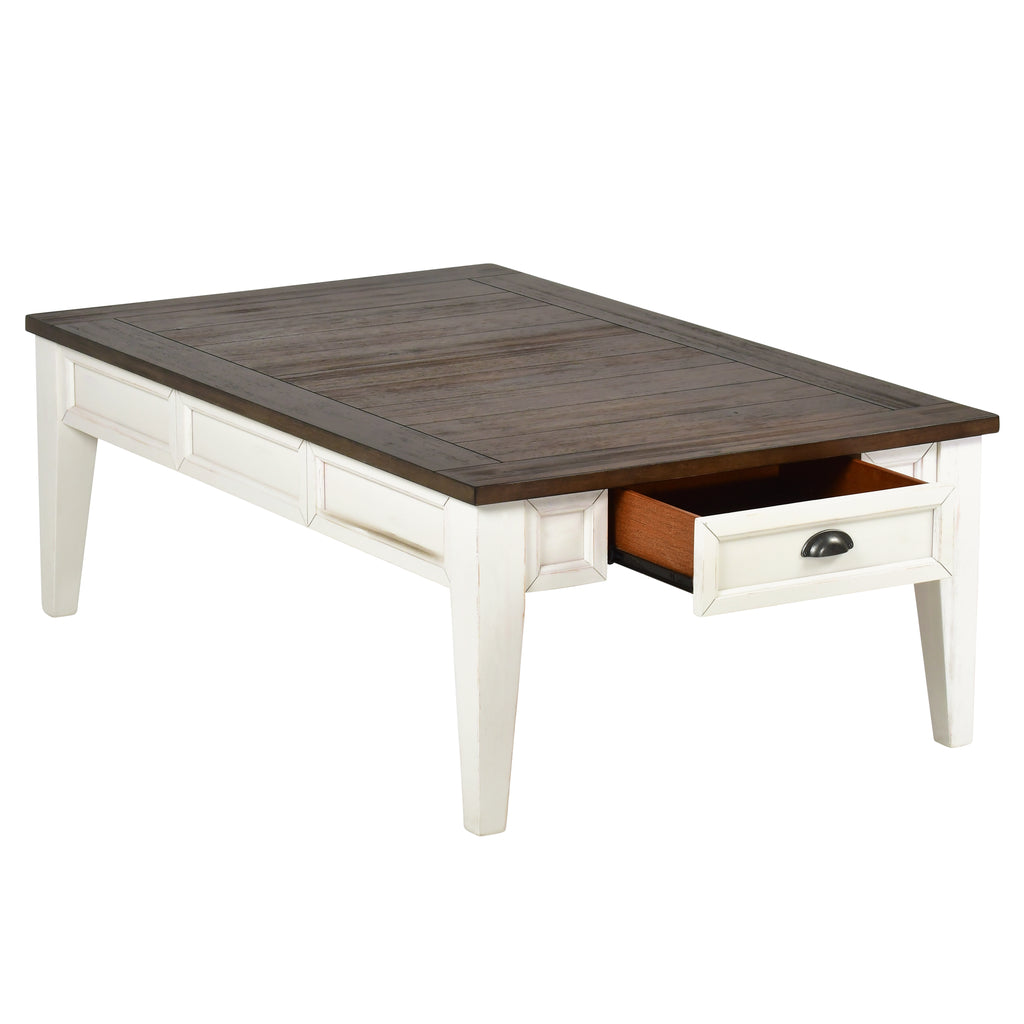 Cayla Cocktail Table Dark Oak/
