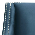 Augusta-16038-Chair-W/Wood-Leg-Distressed-Otto-Navy-(ISTA-3-packaging)