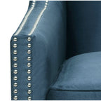 Augusta-16038-Chair-W/Wood-Leg-Distressed-Otto-Navy-(ISTA-3-packaging)