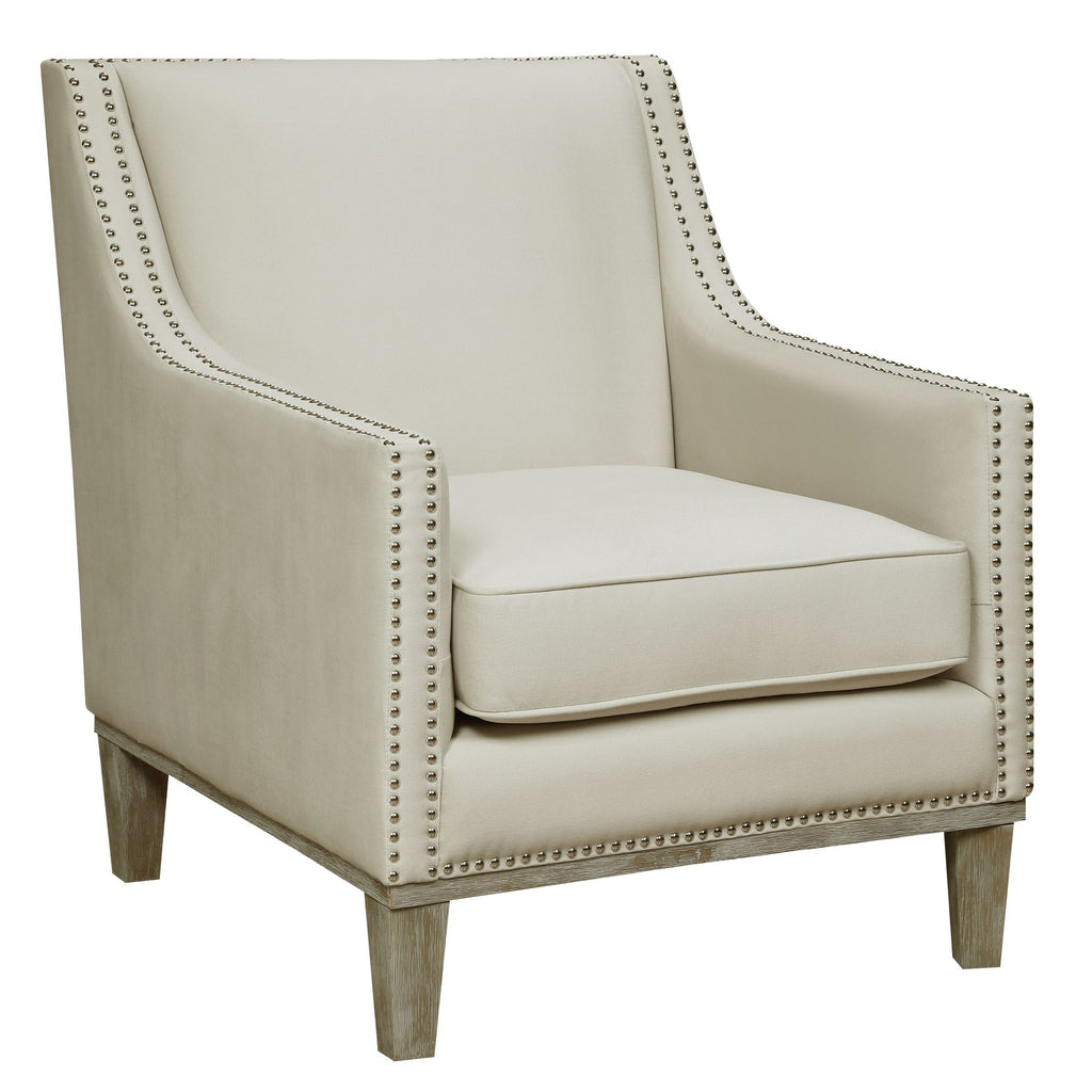 Augusta-16038-Chair-W/Wood-Leg-Distressed-Otto-Snow-(ISTA-3-packaging)