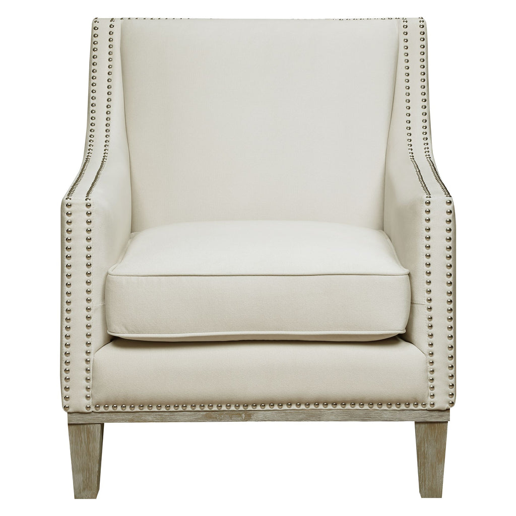Augusta-16038-Chair-W/Wood-Leg-Distressed-Otto-Snow-(ISTA-3-packaging)