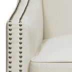 Augusta-16038-Chair-W/Wood-Leg-Distressed-Otto-Snow-(ISTA-3-packaging)