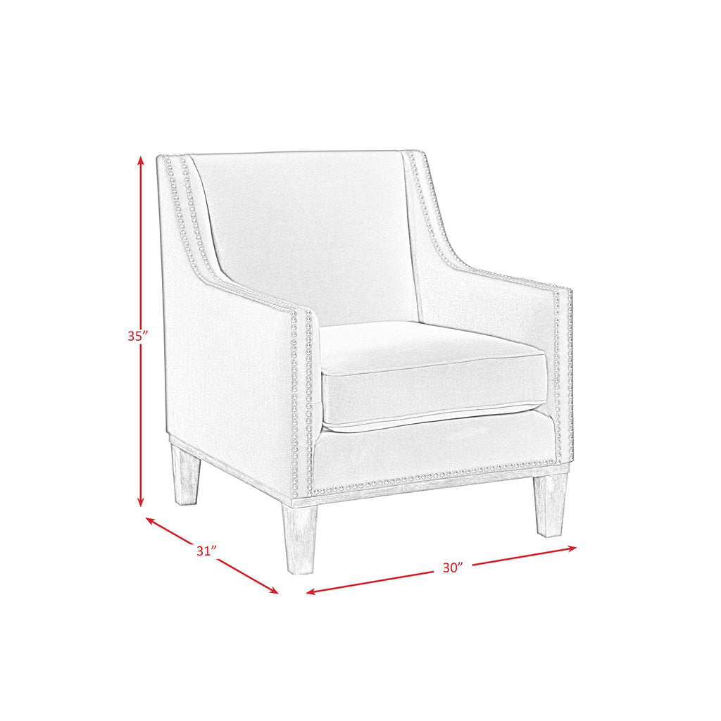 Augusta-16038-Chair-W/Wood-Leg-Distressed-Otto-Teal-(ISTA-3-packaging)