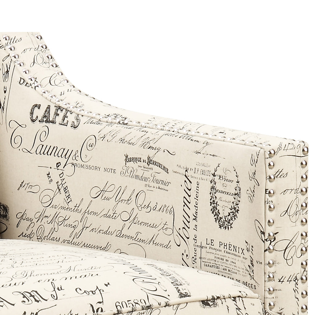 Erica-497-Chair-W/Chrome-Nails-French-Script-(ISTA-3)