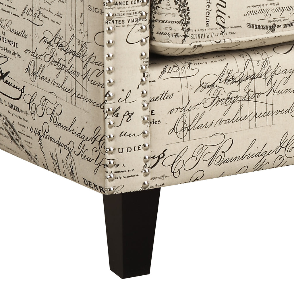 Erica-497-Chair-W/Chrome-Nails-French-Script-(ISTA-3)