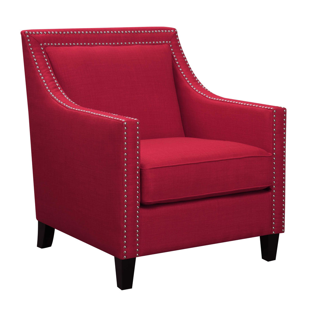 Erica-497-Chair-W/Chrome-Nails-Heirloom-Berry-(ISTA-3)