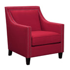 Erica-497-Chair-W/Chrome-Nails-Heirloom-Berry-(ISTA-3)