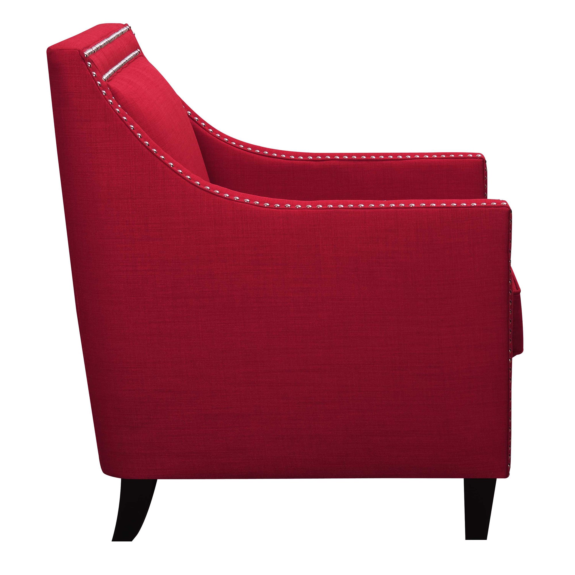 Erica-497-Chair-W/Chrome-Nails-Heirloom-Berry-(ISTA-3)