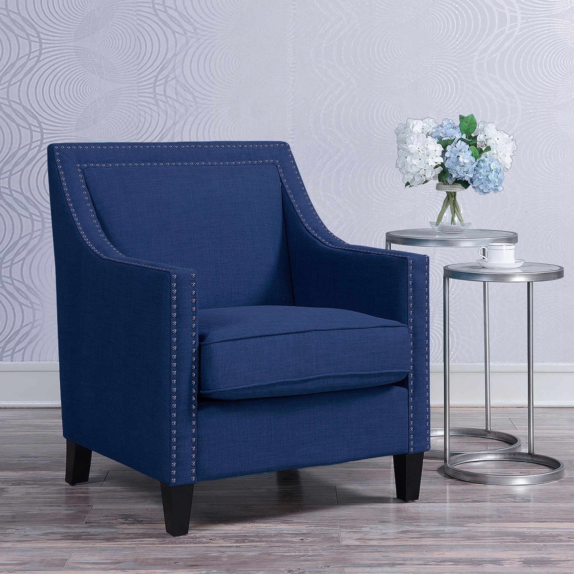 Erica-497-Chair-W/Chrome-Nails-Heirloom-Blue-(ISTA-3)