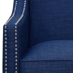 Erica-497-Chair-W/Chrome-Nails-Heirloom-Blue-(ISTA-3)