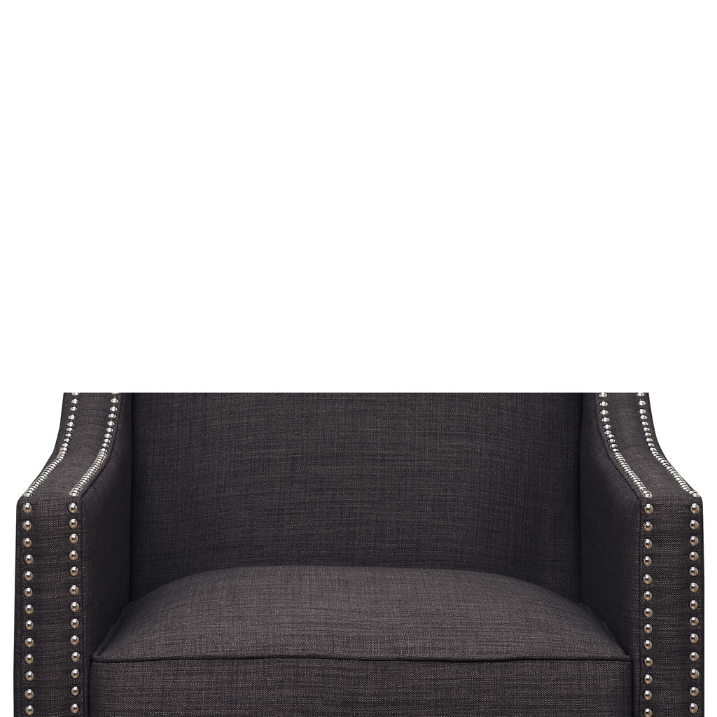 Erica-497-Chair-W/Chrome-Nails-Heirloom-Charcoal-(ISTA-3)