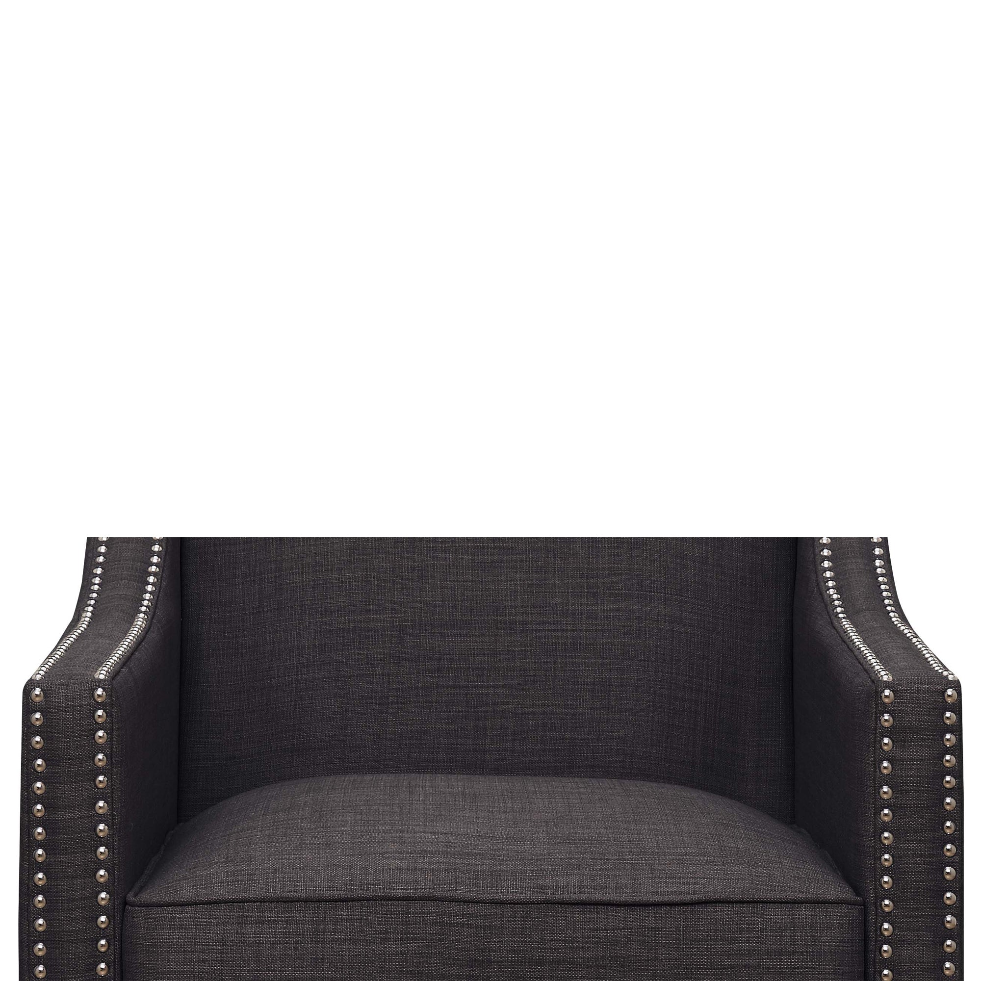 Erica-497-Chair-W/Chrome-Nails-Heirloom-Charcoal-(ISTA-3)