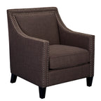 Erica-497-Chair-W/Chrome-Nails-Heirloom-Chocolate-(ISTA-3)
