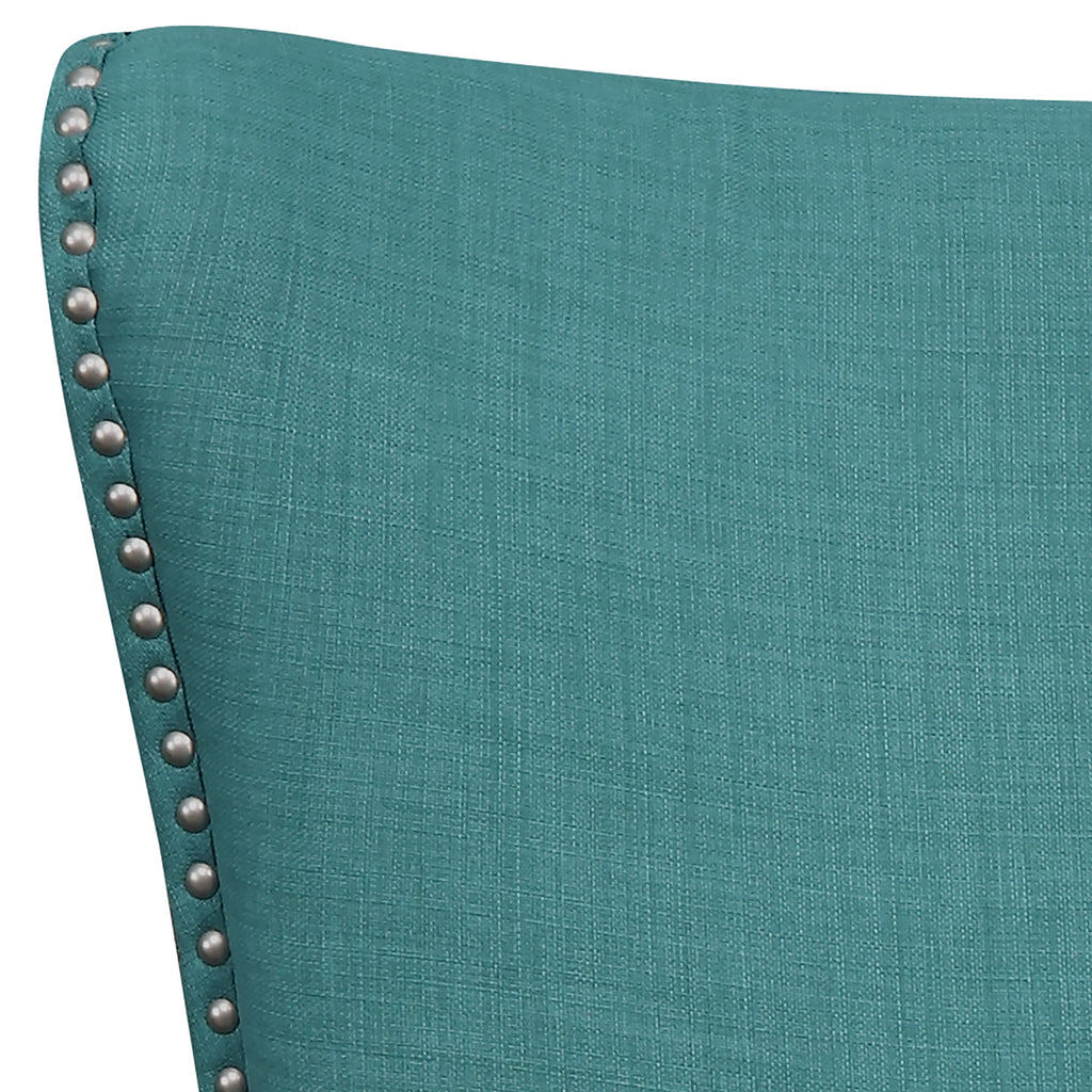 Kori 724 Chair with Chrome Nails Heirloom Aqua/Teal ()