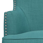 Kori 724 Chair with Chrome Nails Heirloom Aqua/Teal ()