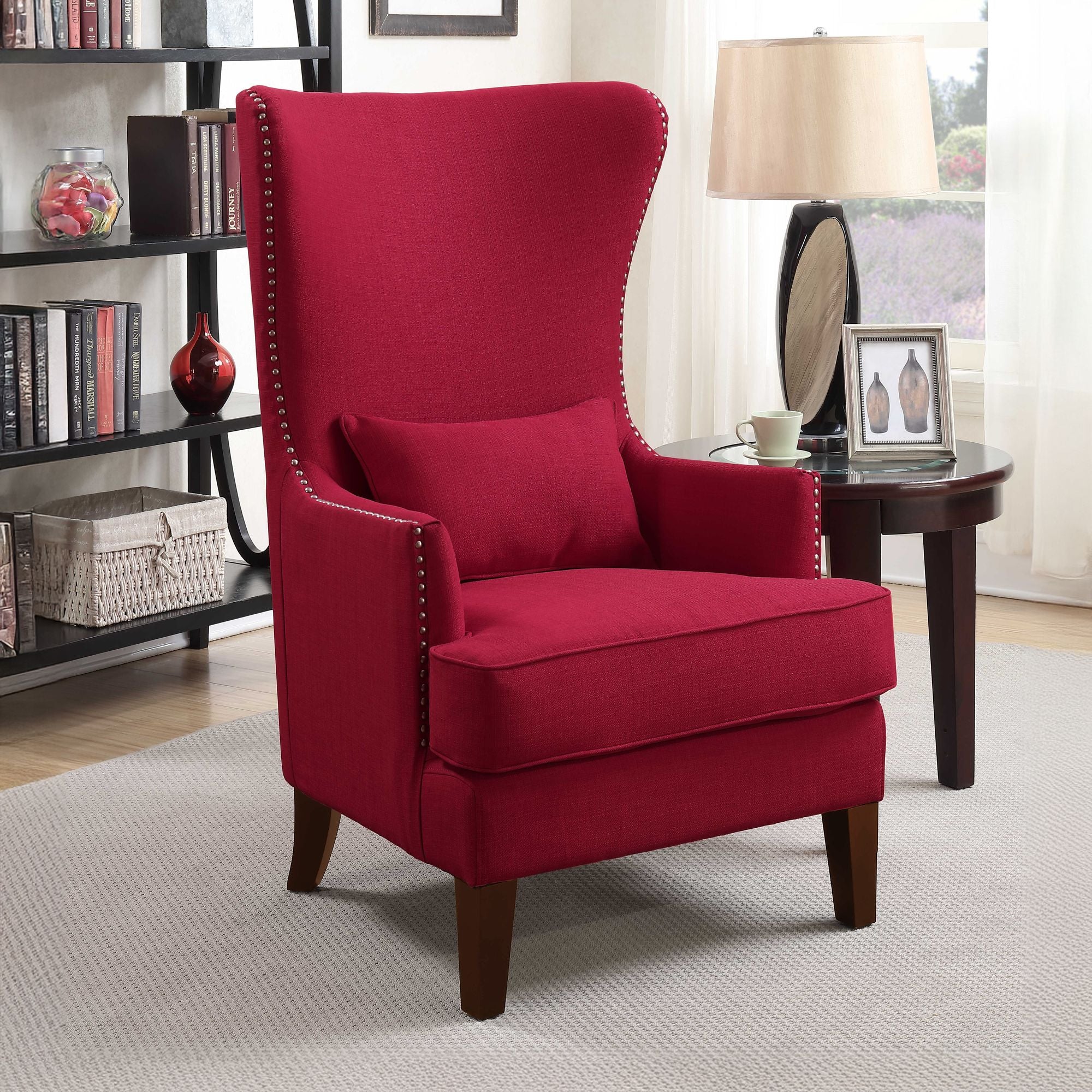 Kori 724 Chair with Chrome Nails Heirloom Berry