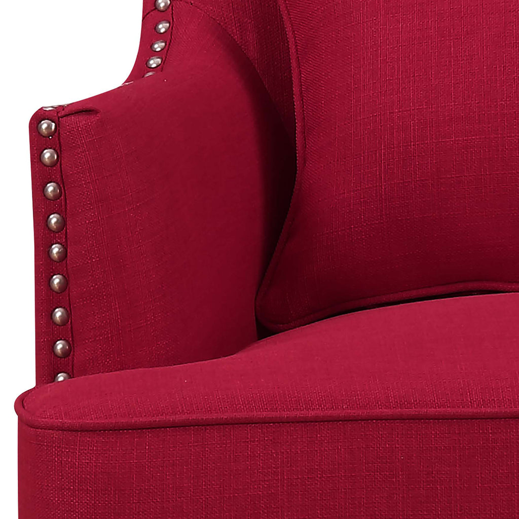 Kori 724 Chair with Chrome Nails Heirloom Berry