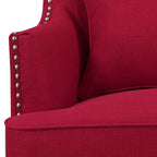 Kori 724 Chair with Chrome Nails Heirloom Berry