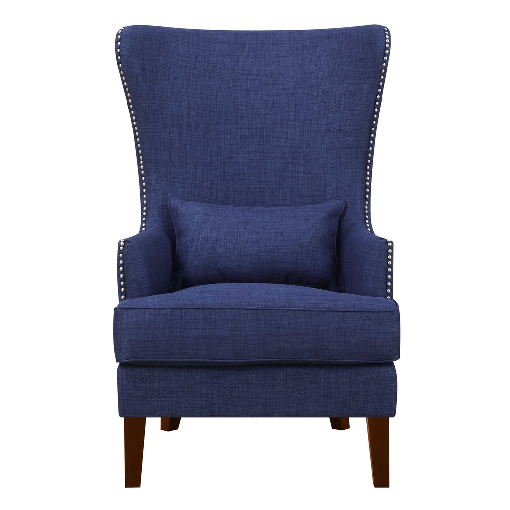 Kori 724 Chair with Chrome Nails Heirloom Blue