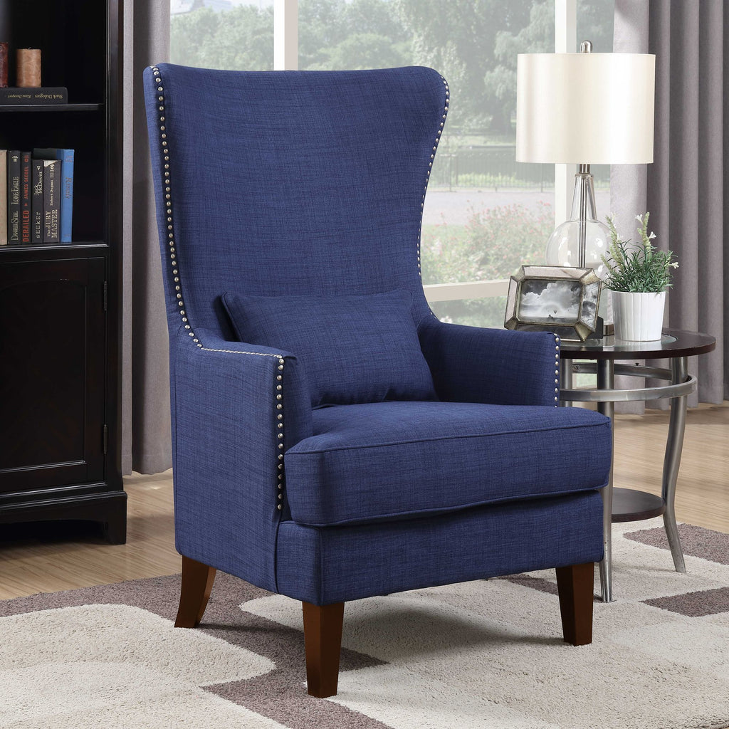 Kori 724 Chair with Chrome Nails Heirloom Blue
