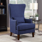 Kori 724 Chair with Chrome Nails Heirloom Blue