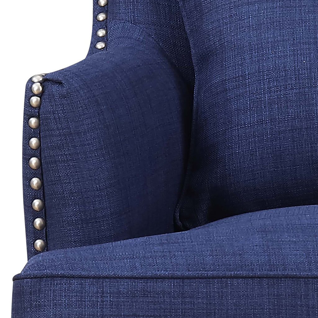 Kori 724 Chair with Chrome Nails Heirloom Blue