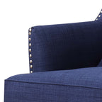 Kori 724 Chair with Chrome Nails Heirloom Blue