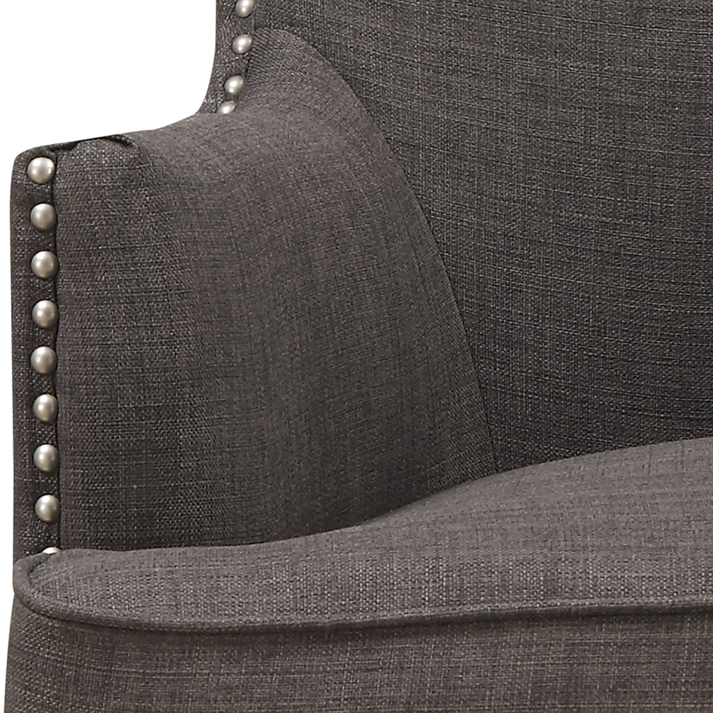 Kori 724 Chair with Chrome Nails Heirloom Charcoal ()