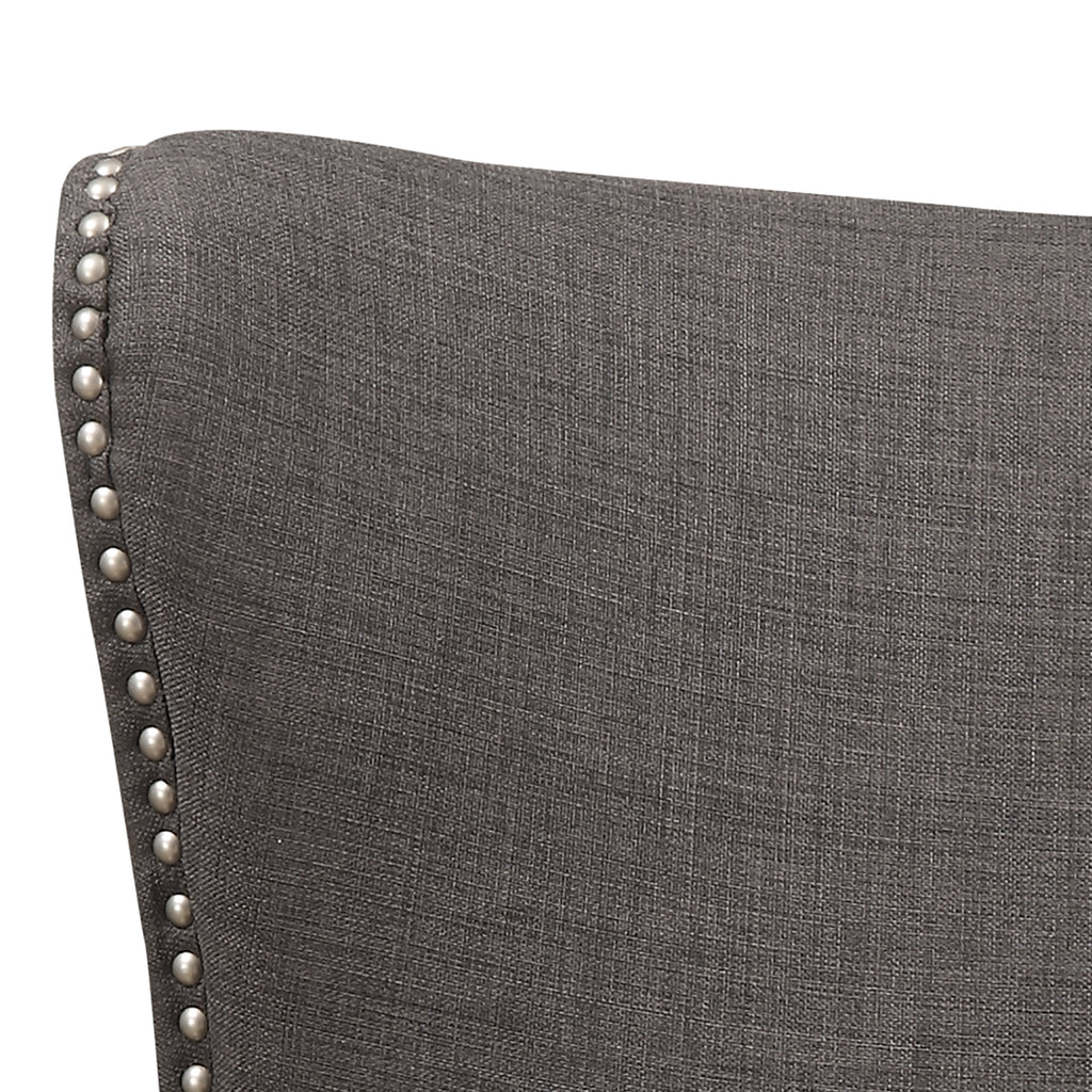 Kori 724 Chair with Chrome Nails Heirloom Charcoal ()