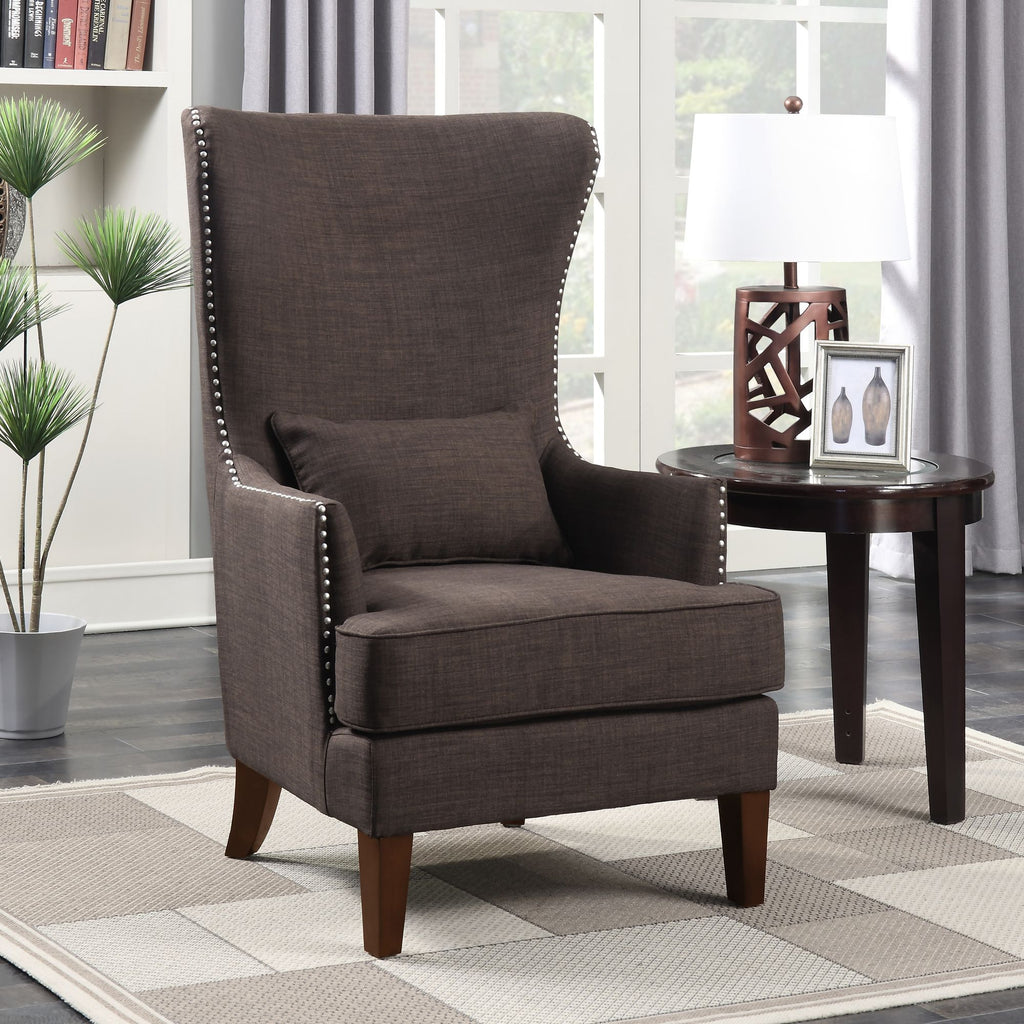 Kori 724 Chair with Chrome Nails Heirloom Chocolate