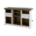Condesa-68""-Bar-Table-White-Base-Tobacco-Top