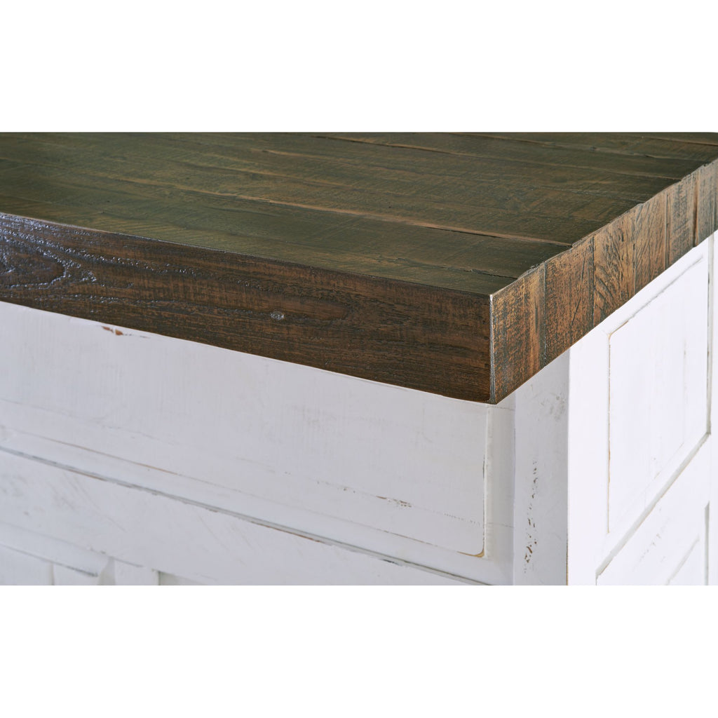 Condesa-68""-Bar-Table-White-Base-Tobacco-Top